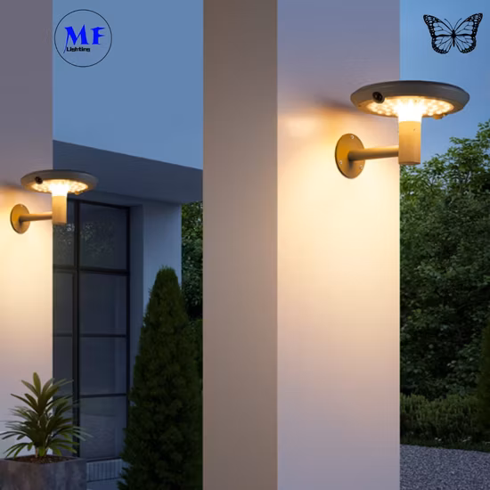 O caminho solar do movimento impermeável ilumina luzes solares exteriores do jardim
